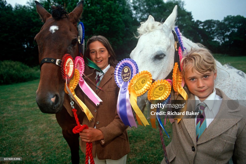 Pony Club Girls Portrait