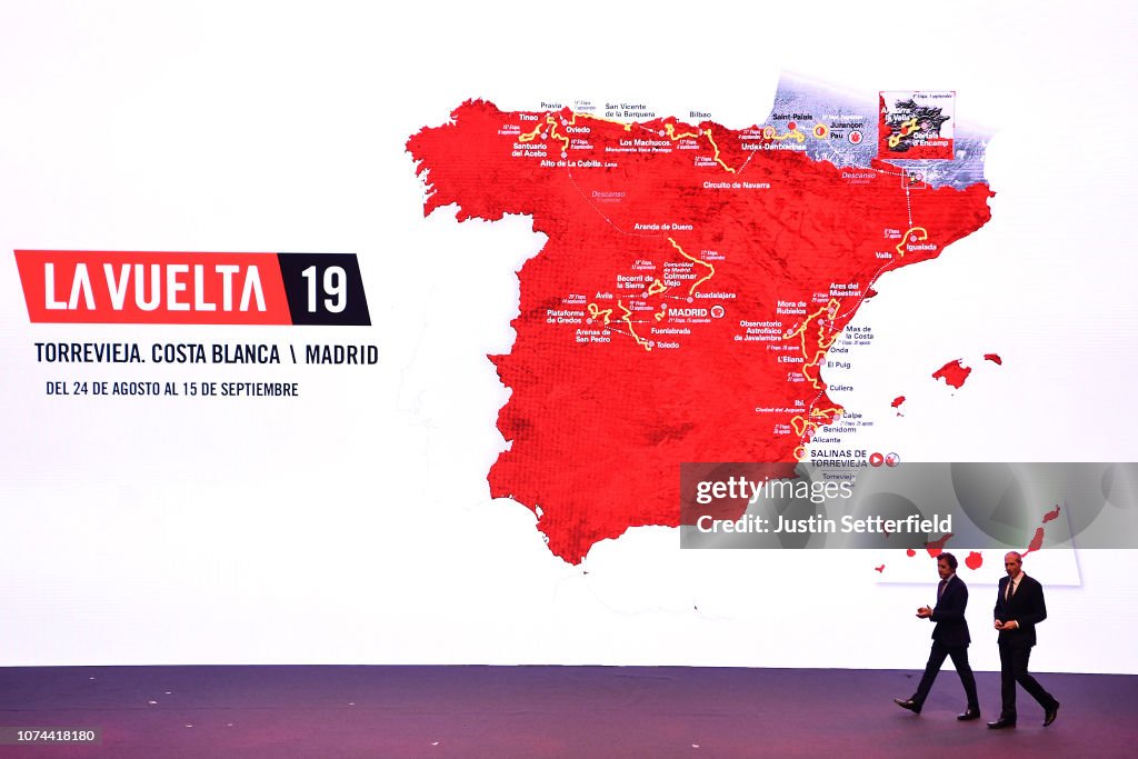 74th Tour of Spain 2019 - Route Presentation