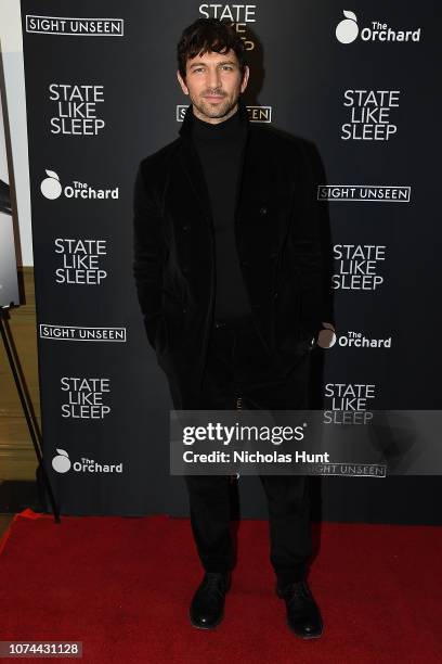 Michiel Huisman attends the "State Like Sleep" New York Screening at Crosby Street Theater on December 19, 2018 in New York City.