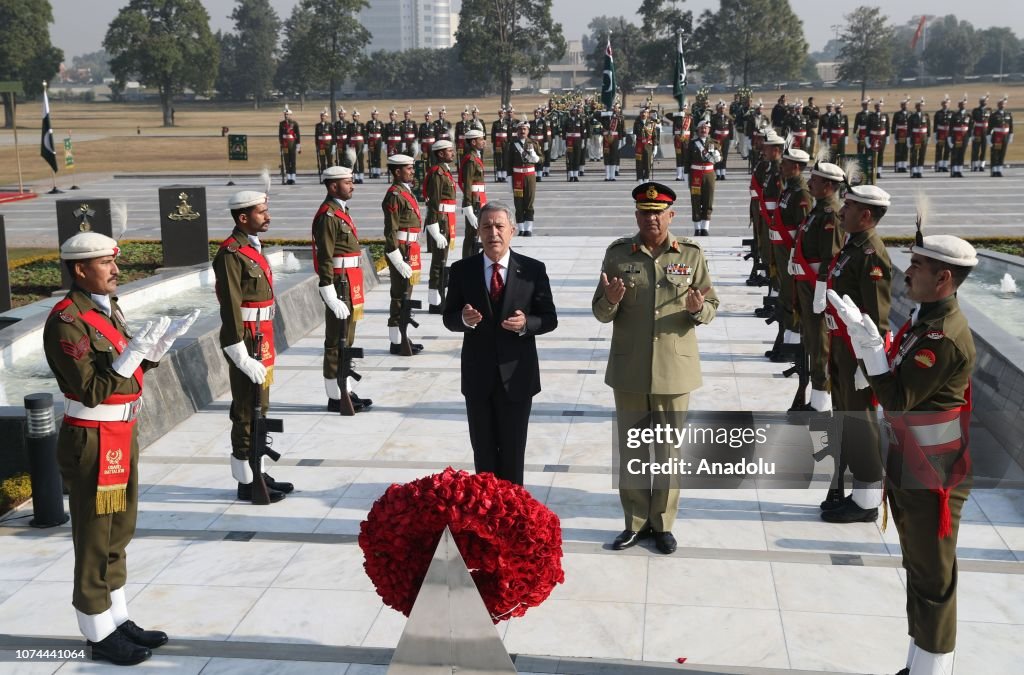 Turkish National Defense Minister Hulusi Akar in Pakistan