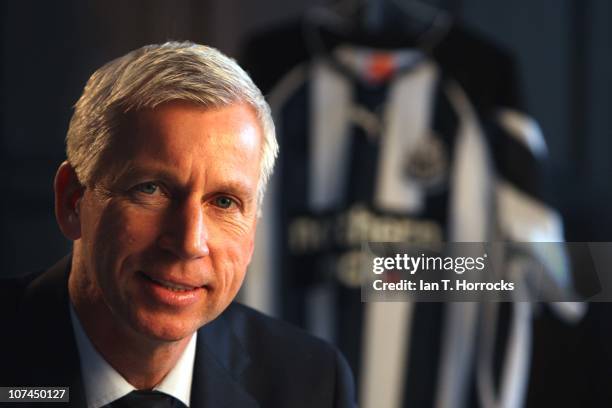 Alan Pardew is appointed Newcastle United manager on December 09 in Newcastle, England.