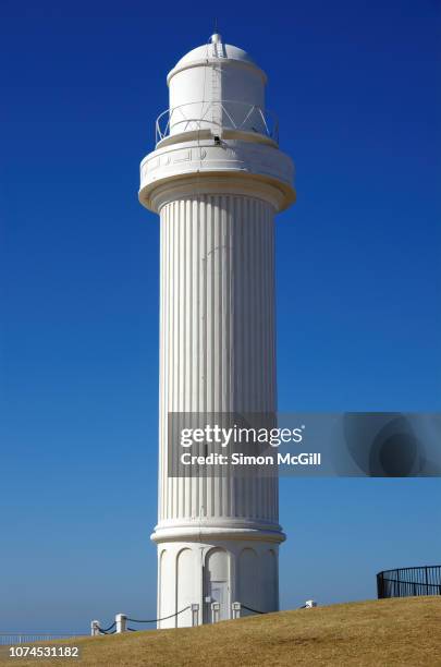 wollongong head lighthouse (also known as flagstaff hill lighthouse or flagstaff point light), north wollongong, new south wales, australia - 1936 2018 stock pictures, royalty-free photos & images