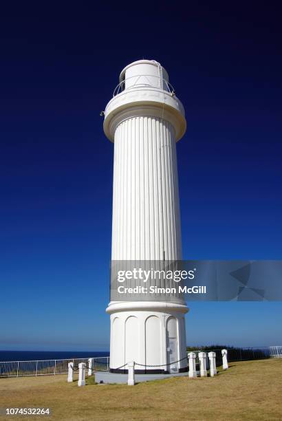 wollongong head lighthouse (also known as flagstaff hill lighthouse or flagstaff point light), north wollongong, new south wales, australia - 1936 stock pictures, royalty-free photos & images