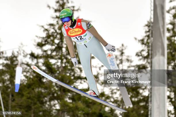 Eero Hirvonen of Finland during the Nordic Combined World Cup at WM Stadion Ramsau on December 22, 2018 in Ramsau, Austria.