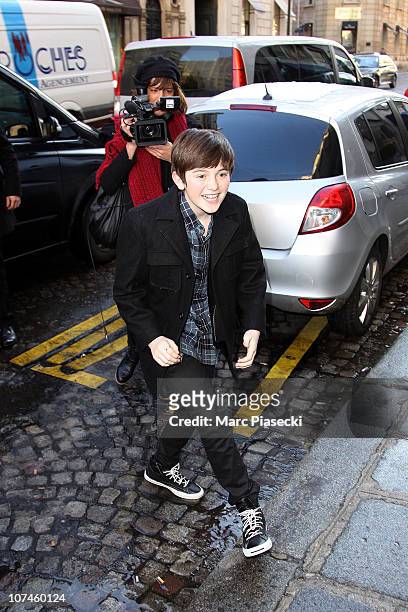 Greyson Chance sighting in Paris on December 9, 2010 in Paris, France.