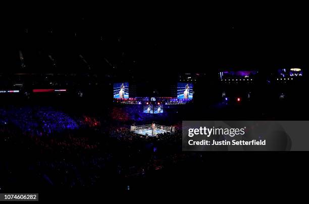 General view prior to the Heavyweight fight between Dillian Whyte and Derek Chisora at The O2 Arena on December 22, 2018 in London, England.