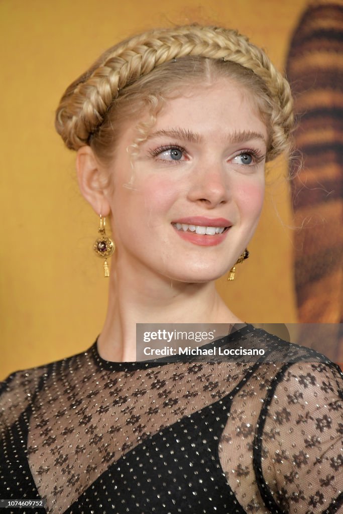 Actress Elena Kampouris attends the New York premiere of "Mary Queen
