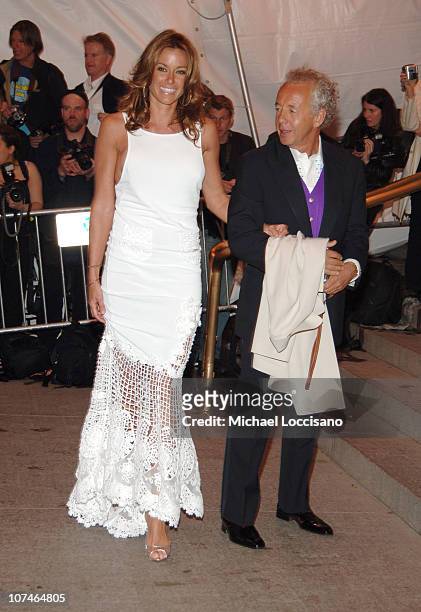 Kelly Bensimon and Gilles Bensimon during "Chanel" Costume Institute Gala Opening at the Metropolitan Museum of Art - Arrivals at Metropolitan Museum...