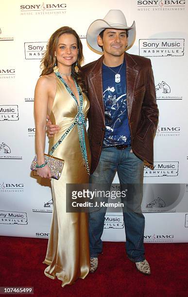 Kimberly Williams and Brad Paisley during The 39th Annual CMA Awards - SONY BMG After Party - Arrivals at Gotham Hall in New York City, New York,...