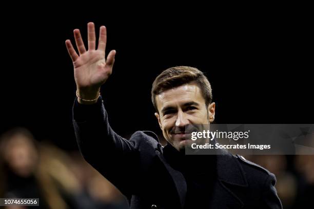 Gabi of Atletico Madrid during the La Liga Santander match between Atletico Madrid v Espanyol at the Estadio Wanda Metropolitano on December 22, 2018...