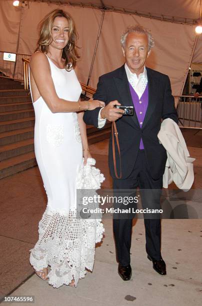 Kelly Killoren Bensimon and Gilles Bensimon during "Chanel" Costume Institute Gala Opening at the Metropolitan Museum of Art - Departures at The...