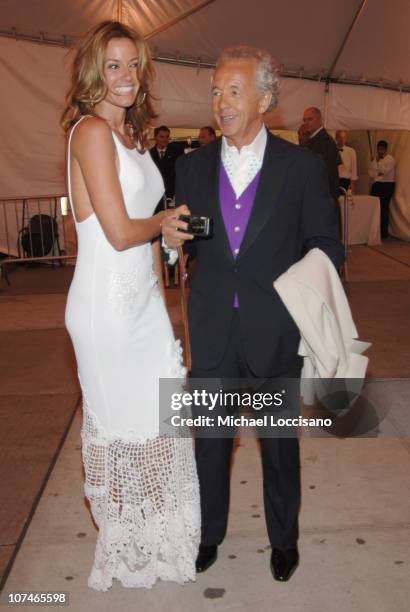 Kelly Killoren Bensimon and Gilles Bensimon during "Chanel" Costume Institute Gala Opening at the Metropolitan Museum of Art - Departures at The...