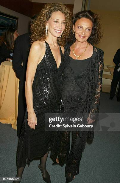 Marisa Berenson, Diane von Furstenberg during The Fragrance Foundation Celebrates 30 Years of The Fifi Awards at Avery Fisher Hall in New York, New...