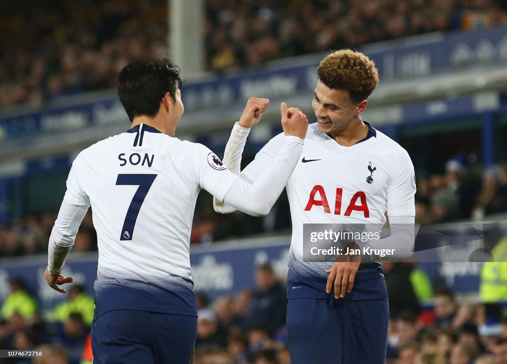 Everton FC v Tottenham Hotspur - Premier League