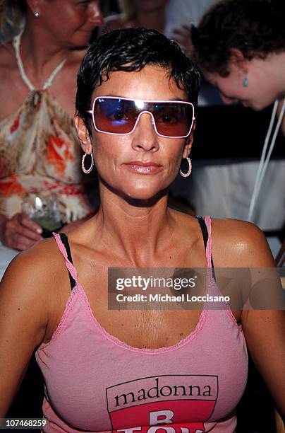 Ingrid Casares front row at Carmen Marc Valvo during Sunglass Hut Swim Shows Miami Presented by LYCRA - Carmen Marc Valvo at Raleigh Hotel in Miami...