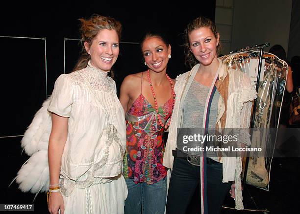 Sarah-Jane Clarke, designer, Mya and Heidi Middleton, designer