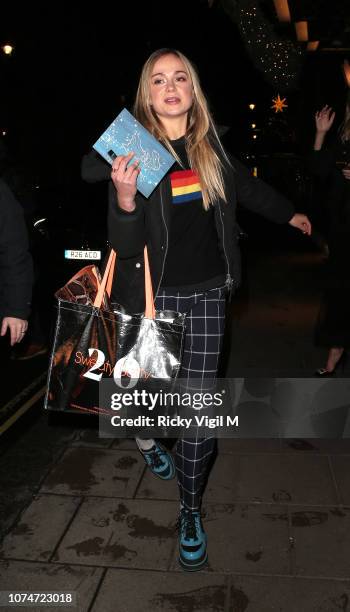 Lady Amelia Windsor seen attending the Claridge's Zodiac Party hosted by Diane von Furstenberg & Edward Enninful to celebrate the Claridge's...