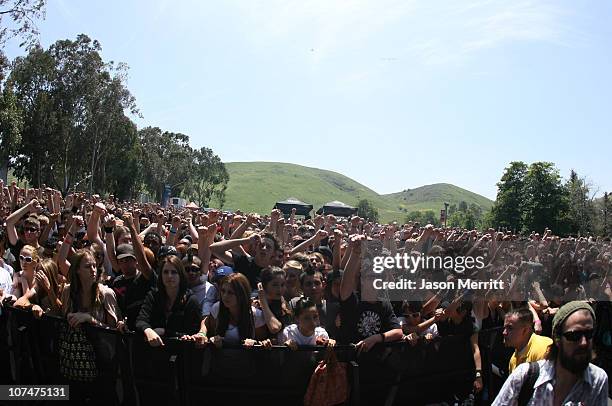 Atmosphere during KROQ Weenie Roast Y Fiesta 2006 - Backstage and Audience at Verizon Wireless Amphitheater in Irvine, California, United States.