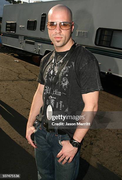 Chris Daughtry during KROQ Weenie Roast Y Fiesta 2006 - Backstage and Audience at Verizon Wireless Amphitheater in Irvine, California, United States.