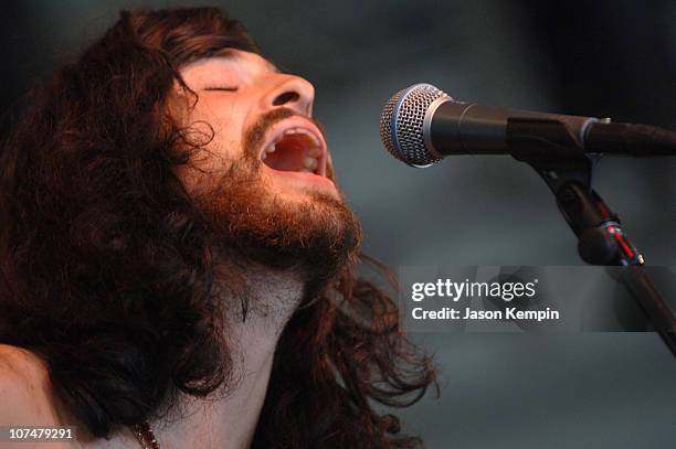 Devendra Banhart during Bonnaroo 2006 - Day 1 - Devendra Banhart at That Tent in Manchester, Tennessee, United States.