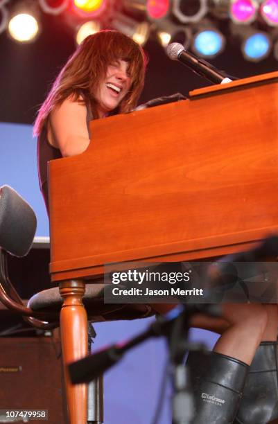 Grace Potter and the Nocturnals during Bonnaroo 2006 - Day 2 - Grace Potter and the Nocturnals at This Tent in Manchester, Tennessee, United States.