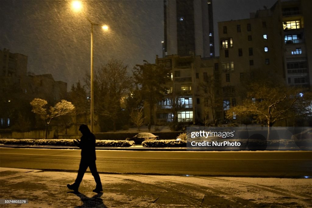 Heavy Snowfall In Ankara