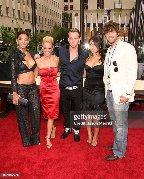 Cast of "The Real World: Key West" during 2006 MTV Video Music Awards - MTV News Red Carpet at Radio City Music Hall in New York City, New York,...