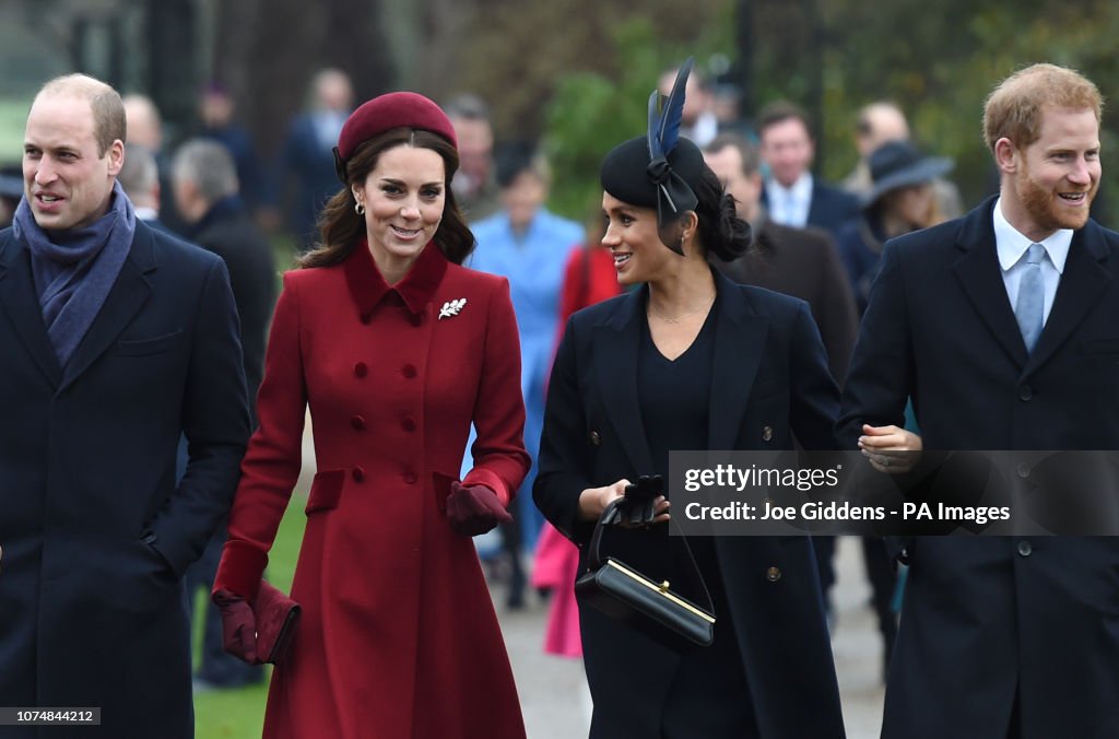 Royals attends Christmas Day Church service