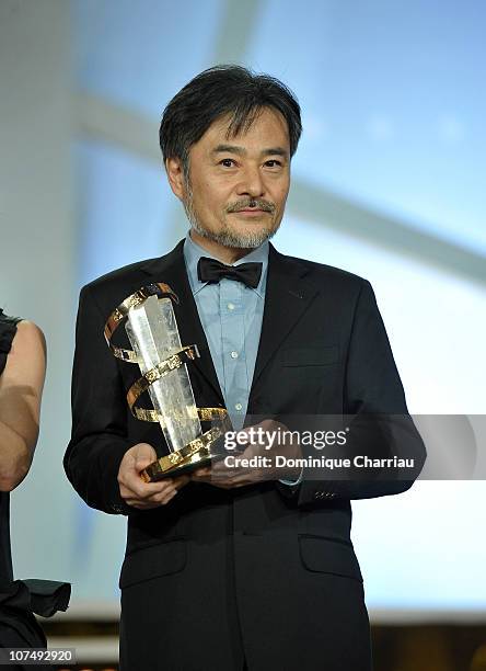 Director Kiyoshi Kurosawa awarded during the 10th Marrakech Film Festival on December 9, 2010 in Marrakech, Morocco.