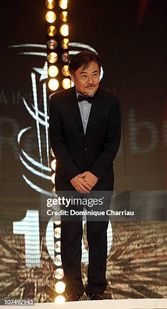 Director Kiyoshi Kurosawa attends the Tribute to Kiyoshi Kurosawa during the 10th Marrakech Film Festival on December 9, 2010 in Marrakech, Morocco.