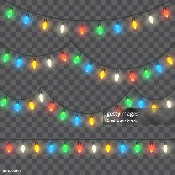 ilustrações de stock, clip art, desenhos animados e ícones de retro garland - grinalda