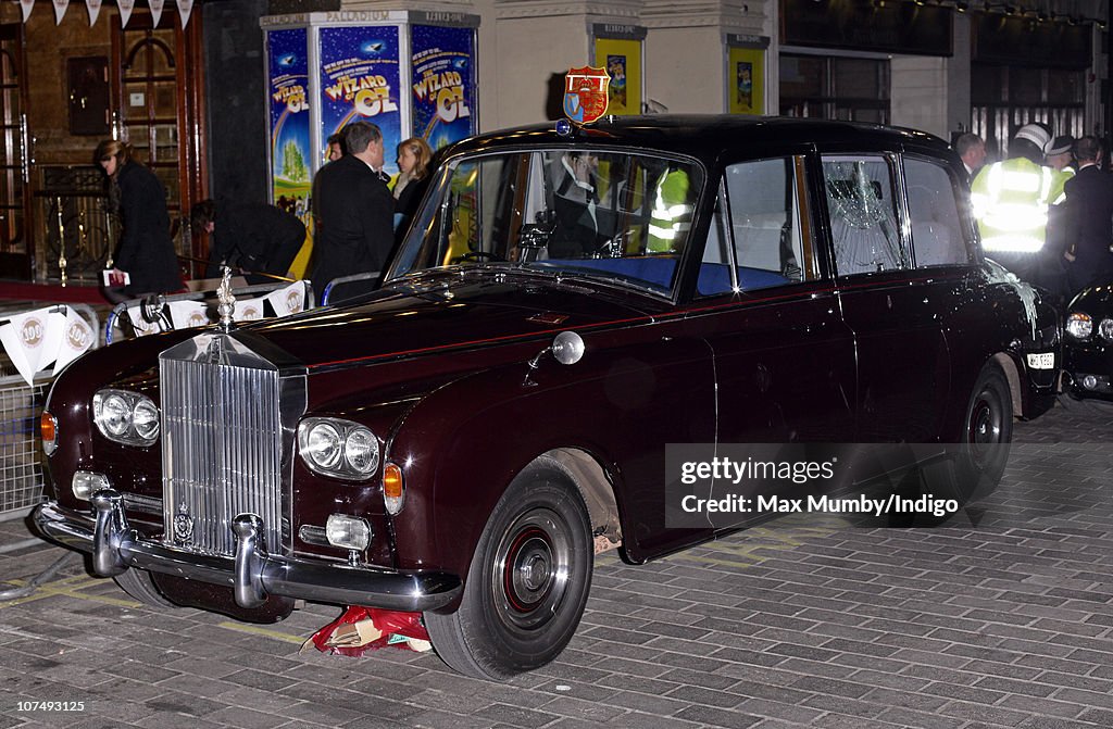 Prince Charles and Camilla's Car Attacked in London