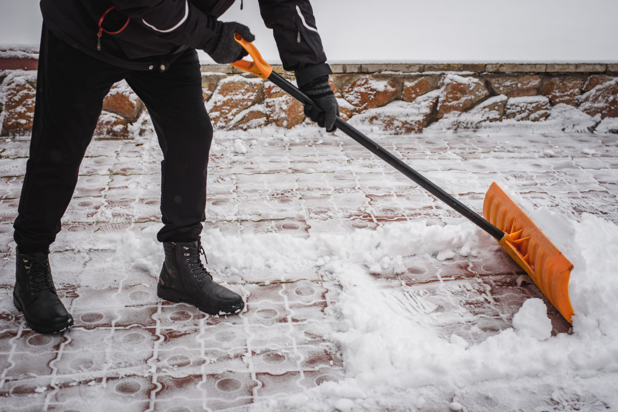 snow removal stone