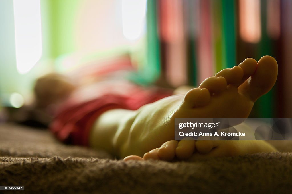Sleeping beauty feet