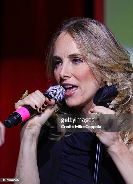 Singer Chynna Phillips performs at Hudson Terrace on December 9, 2010 in New York City.