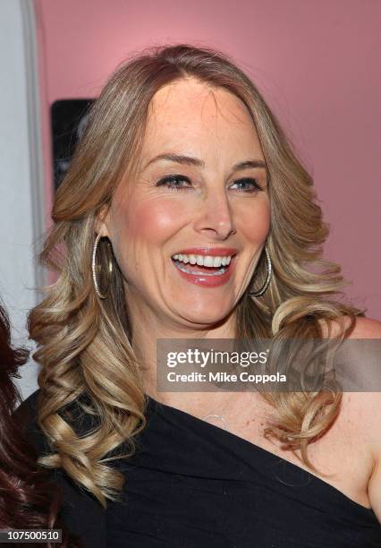 Singer Chynna Phillips poses for a picture before her performance at Hudson Terrace on December 9, 2010 in New York City.