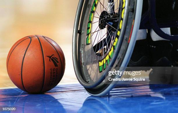 General view of the Men's Preliminary basketball at the Sydney 2000 Paralympic Games at the Sydney Superdome in Sydney, Australia. Mandatory Credit:...