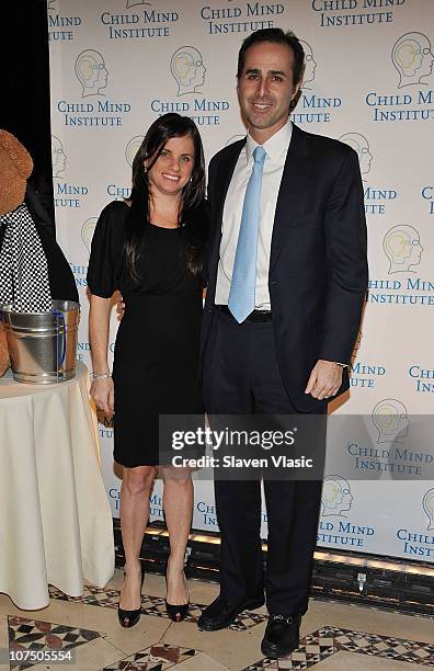 Debra Perelman and Gideon Gil attend the Child Mind Institute Inaugural Benefit at Cipriani 42nd Street on December 9, 2010 in New York City.