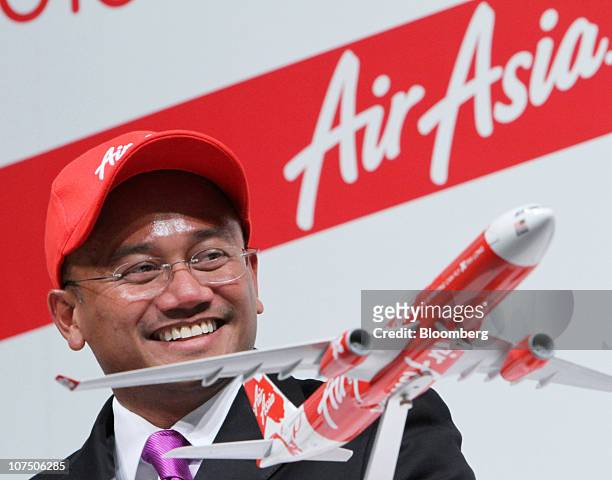 Azran Osman Rani, chief executive officer of AirAsia X Sdn., speaks during a news conference in Tokyo, Japan, on Friday, Dec. 10, 2010. AirAsia X...