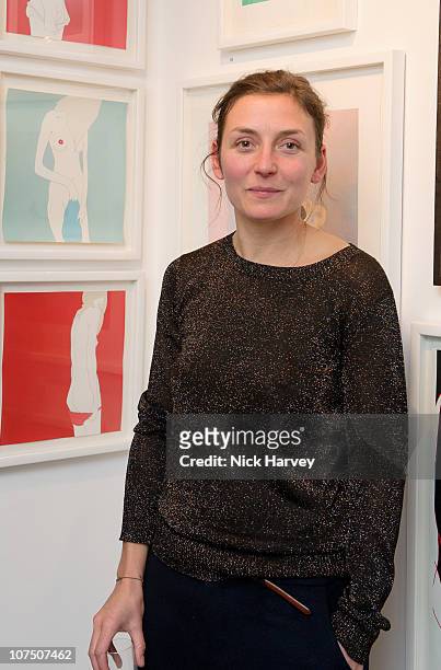 Natasha Law attends private view of the annual Christmas Salon at Eleven on December 9, 2010 in London, England.