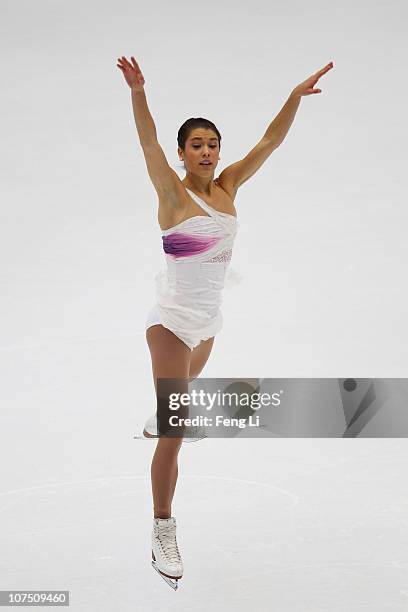 Alissa Czisny of USA skates in the Ladies Short Program during ISU Grand Prix and Junior Grand Prix Final at Beijing Capital Gymnasium on December...