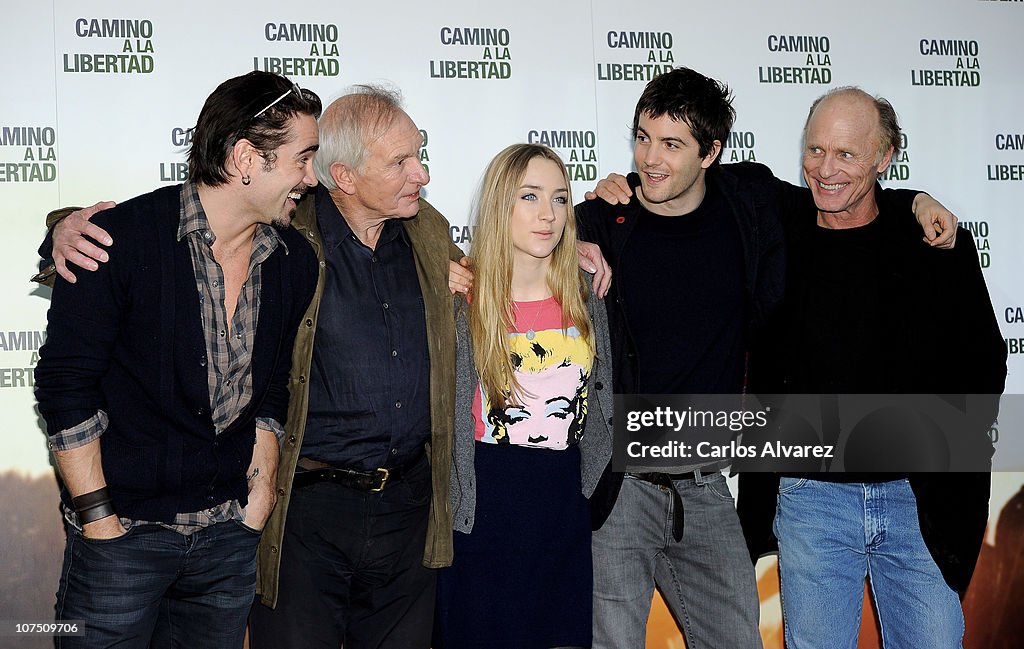 Colin Farrell Attends 'The Way Back' Photocall in Madrid