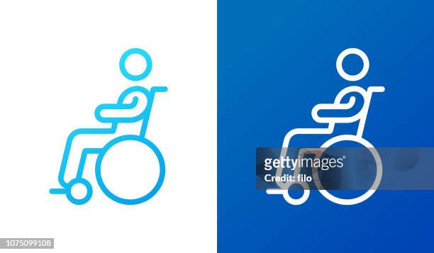 disability symbol - disability icon stock illustrations