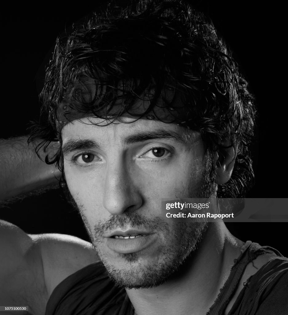 Rock and roll legend Bruce Springsteen poses for a portrait in... News ...