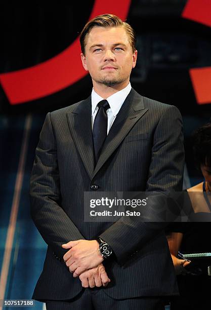 Actor Leonardo DiCaprio attends the "Inception" Japan Premiere at Roppongi Hills on July 20, 2010 in Tokyo, Japan.