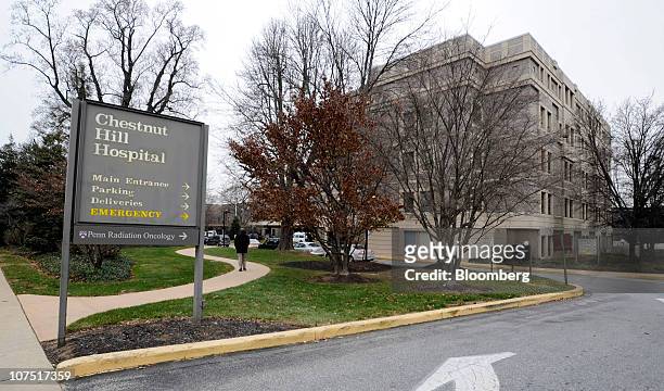 Community Health's Chestnut Hill Hospital stands in Philadelphia, Pennsylvania, U.S., on Friday, Dec. 10, 2010. Community Health Systems Inc.'s...