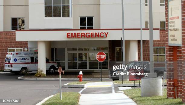 The emergency area of Community Health's Phoenixville Hospital stands in Phoenixville, Pennsylvania, U.S., on Friday, Dec. 10, 2010. Community Health...