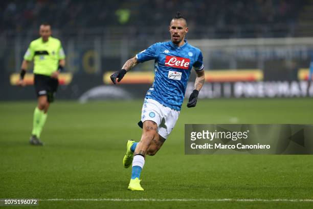 Marek Hamsik of Ssc Napoli in action during the Serie A football match between FC Internazionale and Ssc Napoli. Fc Internazionale wins 1-0 over Ssc...