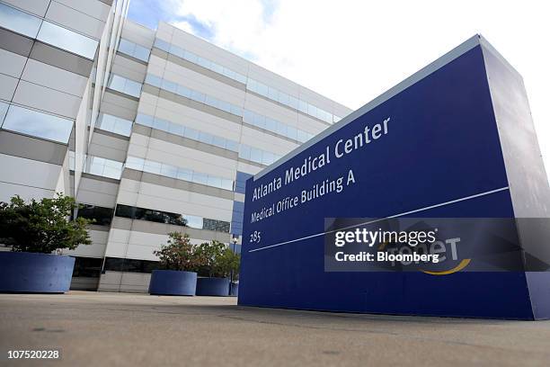 Signage is displayed outside of Tenet Healthcare's Atlanta Medical Center in Atlanta, Georgia, U.S., on Friday, Dec. 10, 2010. Community Health...