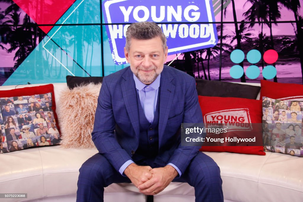 Andy Serkis And Rohan Chand Visit Young Hollywood Studio